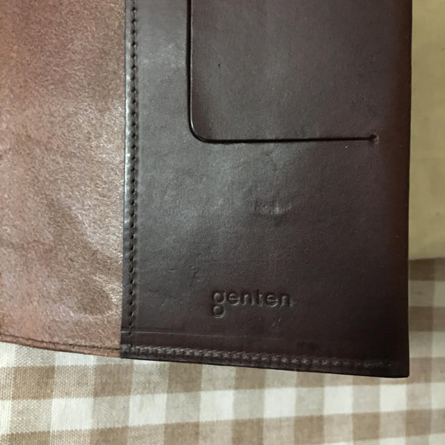 genten(ゲンテン)の☆新品☆genten:ブックカバー。 ハンドメイドの文具/ステーショナリー(ブックカバー)の商品写真