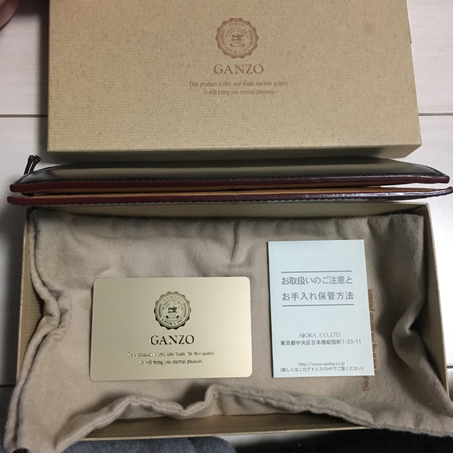 GANZO(ガンゾ)のGANZO コードバン 長財布 メンズのファッション小物(長財布)の商品写真