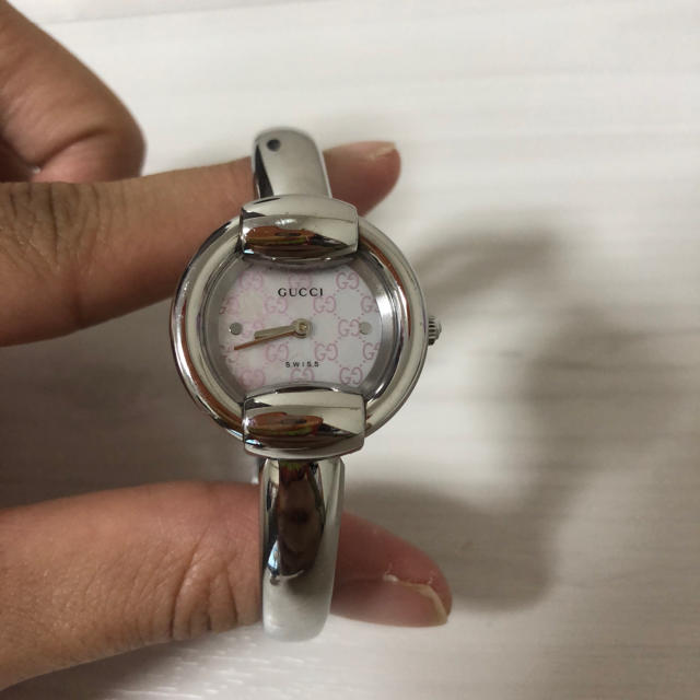 GUCCI 腕時計 レディース ピンク 美品 (税込) 8960円 hachiman-harikyu.com