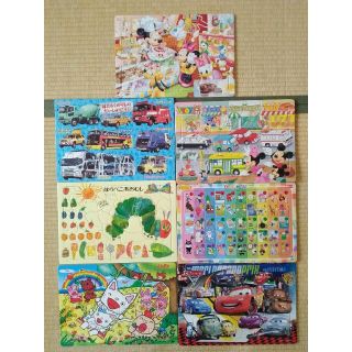 パズル　幼児　7セット　46～80ピース　(知育玩具)