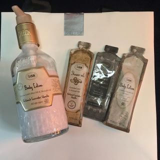 サボン(SABON)のサンプル付き！sabon ボディーローション パチュリラベンダーバニラ サボン(ボディローション/ミルク)