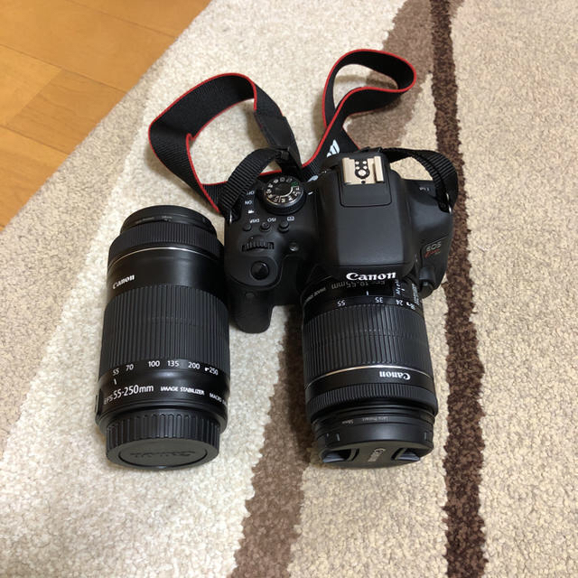 Canon - EOS KISS X8i ダブルズームキットの通販 by mickey｜キヤノンならラクマ