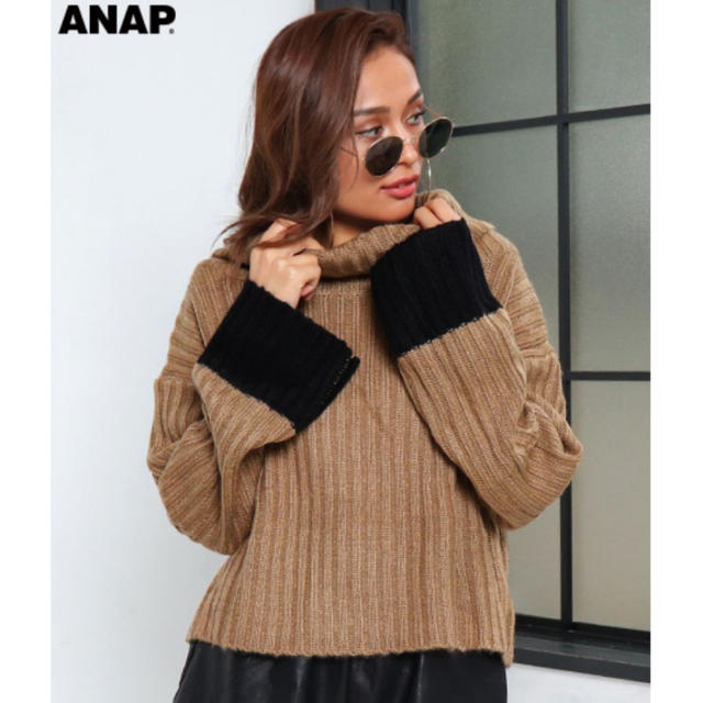 ANAP(アナップ)のANAP 新品 2wayショート丈ニット レディースのトップス(ニット/セーター)の商品写真