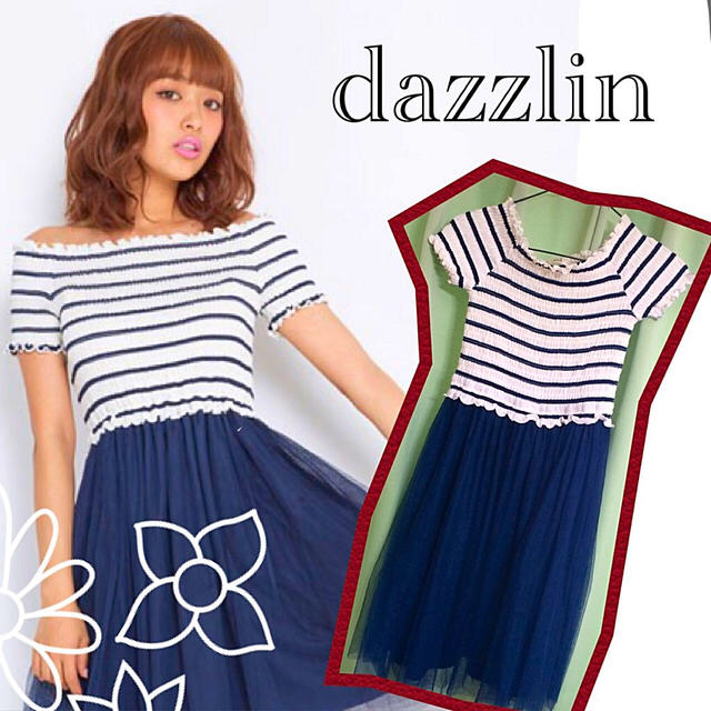 dazzlin(ダズリン)のダズリン♥︎チュールワンピ レディースのワンピース(ひざ丈ワンピース)の商品写真