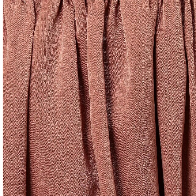 UNITED ARROWS green label relaxing(ユナイテッドアローズグリーンレーベルリラクシング)の【ほぼ未使用/送料込み】サテンギャザーマキシスカート レディースのスカート(ロングスカート)の商品写真