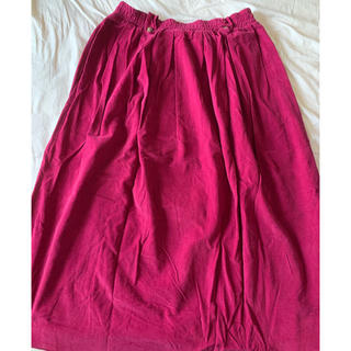 vintage ピンクロングスカート(ロングスカート)