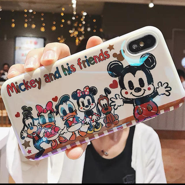 ミッキーミニー ディズニー スマホケース スマホ/家電/カメラのスマホアクセサリー(iPhoneケース)の商品写真