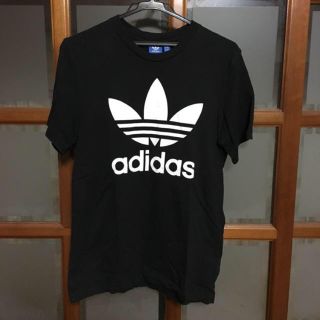 アディダス(adidas)のアディダスオリジナル 黒tシャツ(Tシャツ/カットソー(半袖/袖なし))