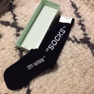 オフホワイト(OFF-WHITE)の新品 OFF WHITE SOCKS BOX(ソックス)