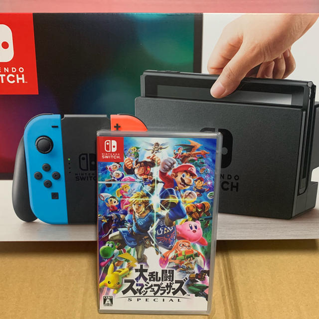 Nintendo Switch 本体　スマブラ　ソフト付　ニンテンドースイッチ