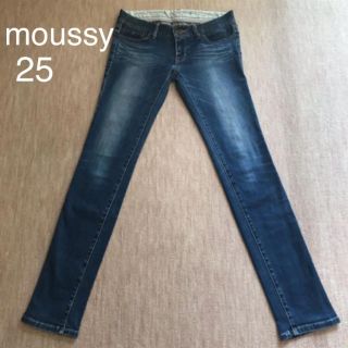 マウジー(moussy)のmoussy マウジー スキニーデニム ストレッチ 25インチ(デニム/ジーンズ)