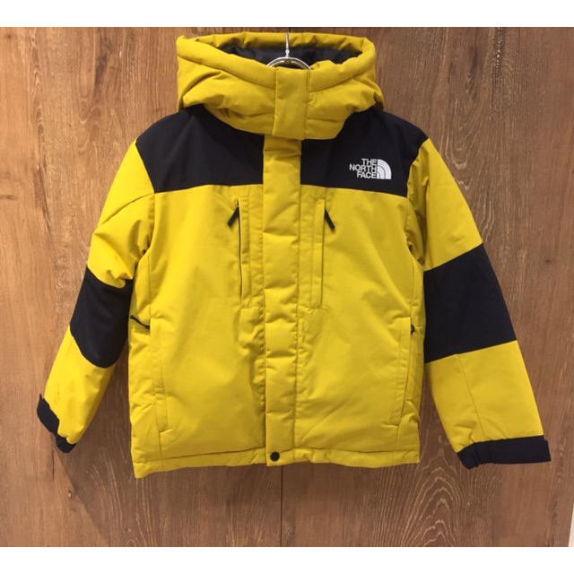 THE NORTH FACE(ザノースフェイス)のノースフェイス バルトロライトダウン ジャケット キッズ 150 黄 美品 レディースのジャケット/アウター(ダウンジャケット)の商品写真