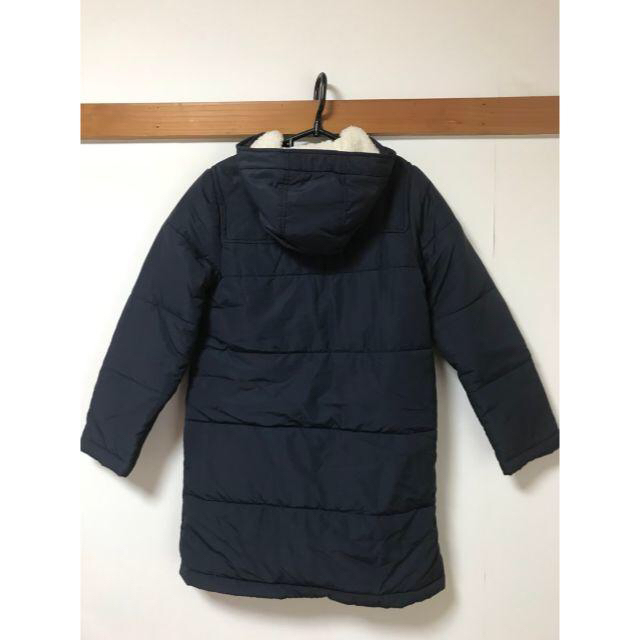 GU(ジーユー)のGU　ダウンのダッフルコート　新品未使用　紺　150cm キッズ/ベビー/マタニティのキッズ服女の子用(90cm~)(コート)の商品写真