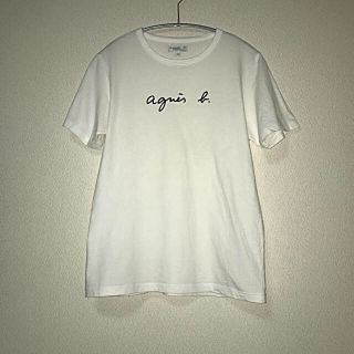 アニエスベー(agnes b.)の【美品】agnes b. 白Tシャツ  アニエスベー(Tシャツ/カットソー(半袖/袖なし))