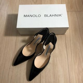 マノロブラニク(MANOLO BLAHNIK)のnmama様　マノロ・ブラニク バックストラップパンプス38サイズ 未使用(ハイヒール/パンプス)