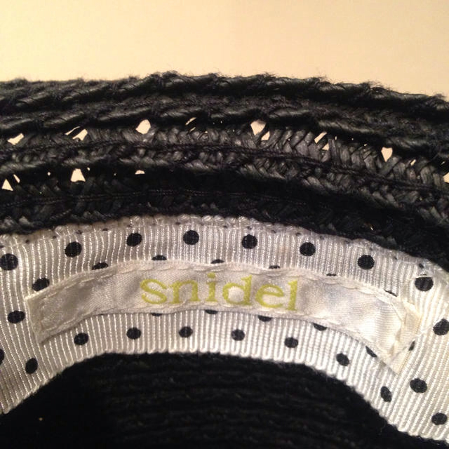 SNIDEL(スナイデル)の♡snidel ブラックハット♡ レディースの帽子(ハット)の商品写真