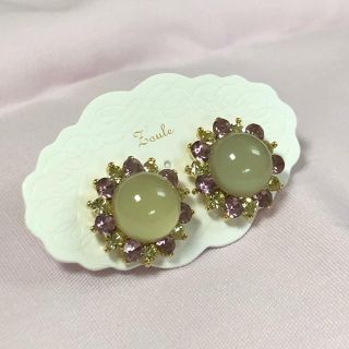 Zoule ゾーラ ピアス ビジュー キラキラ ＊おまとめ購入割引あり(ピアス)