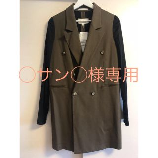 エムエムシックス(MM6)の【◯サン◯様専用/最終お値下げ！新品未使用】 MM6 コンビ ジャケット ロング(テーラードジャケット)