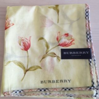 バーバリー(BURBERRY)のバーバリー ハンカチーフ チューリップ イエロー(ハンカチ)