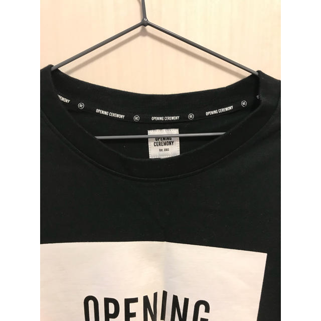 OPENING CEREMONY(オープニングセレモニー)のOPENING CEREMONY Tシャツ 黒 メンズのトップス(Tシャツ/カットソー(半袖/袖なし))の商品写真