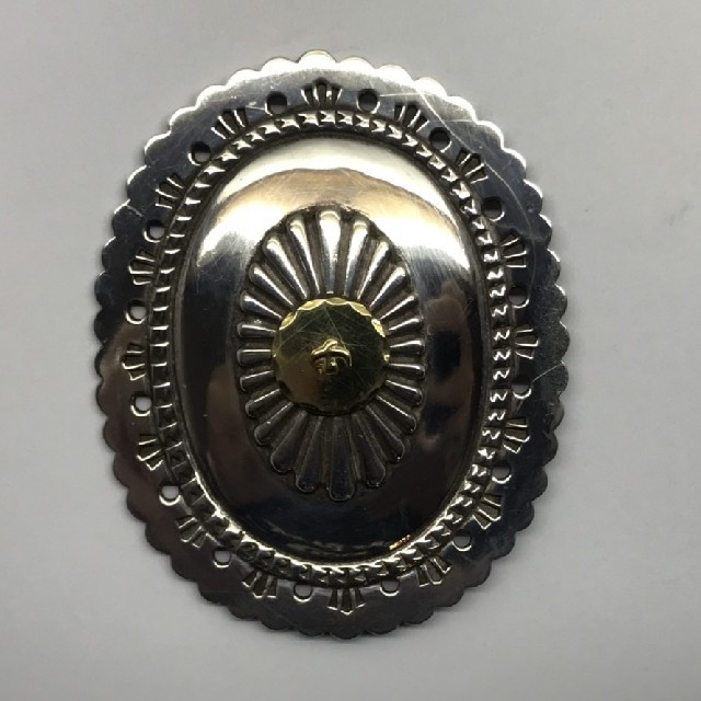 goro's - ゴローズ 楕円形特大金メタル付コンチョの通販 by goro's - ゴローズ 楕円形特大金メタル付コンチョの通販 by