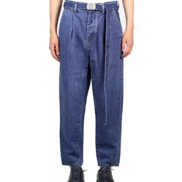 FACETASM(ファセッタズム)のdoublet silk denim wide trouser メンズのパンツ(デニム/ジーンズ)の商品写真