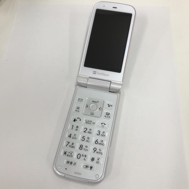 値下げ Softbank 202SH  ホワイト スマホ/家電/カメラのスマートフォン/携帯電話(携帯電話本体)の商品写真
