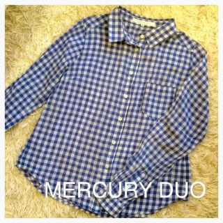 マーキュリーデュオ(MERCURYDUO)のマーキュリー♡ギンガムチェックシャツ♡(シャツ/ブラウス(長袖/七分))