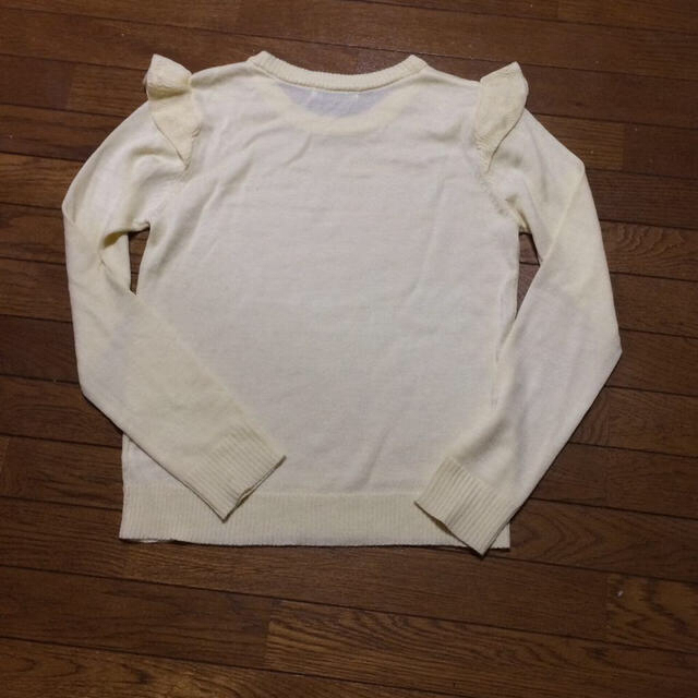 WEGO(ウィゴー)のショルダーフリル ミルキーイエロー レディースのトップス(Tシャツ(長袖/七分))の商品写真