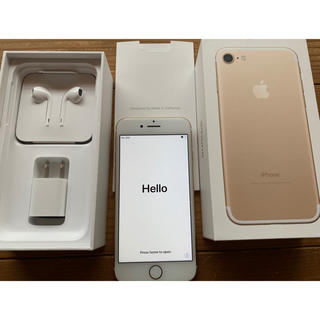 アップル(Apple)の★ gendreさま専用★iPhone7 128GB ゴールド SIMフリー(スマートフォン本体)