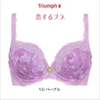 トリンプ(Triumph)のTrimp 恋するブラ C65ブラショーツセット パープル 紫(ブラ&ショーツセット)