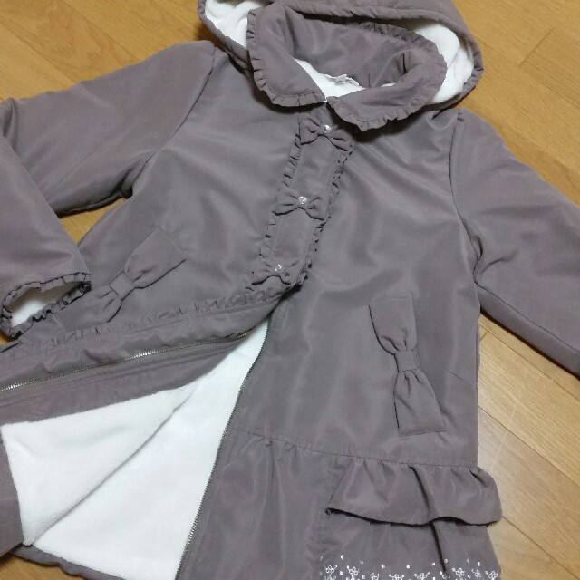 anyFAM(エニィファム)の新品★anyfam ボアコート150(定価7,000円) キッズ/ベビー/マタニティのキッズ服女の子用(90cm~)(コート)の商品写真