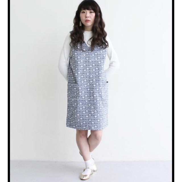 Dot&Stripes CHILDWOMAN(ドットアンドストライプスチャイルドウーマン)のDot＆Stripes CHILDWOMAN タンポポ柄 ジャガードワンピース レディースのワンピース(ひざ丈ワンピース)の商品写真