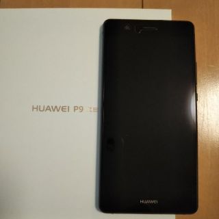 アンドロイド(ANDROID)の★simフリー★美品★HUAWEI P9 lite  本体ブラック 黒 ★(スマートフォン本体)