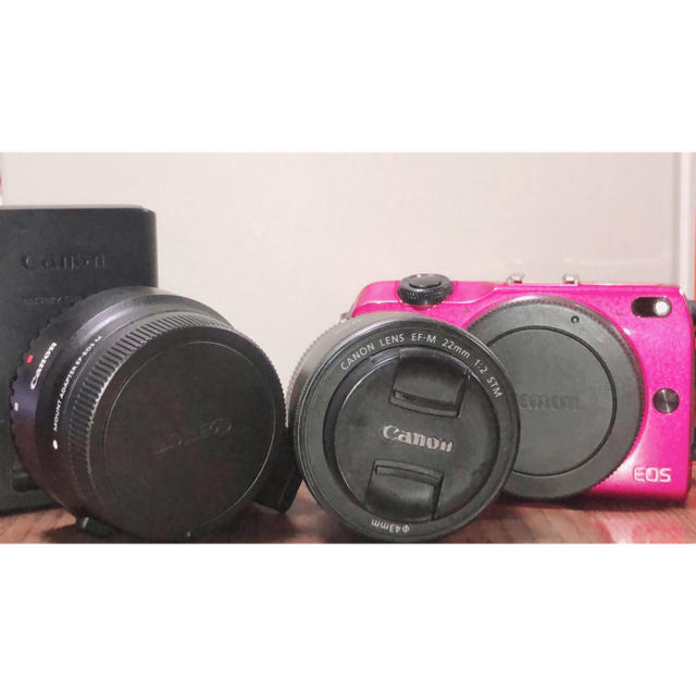 canon  eosm2 単焦点レンズキット