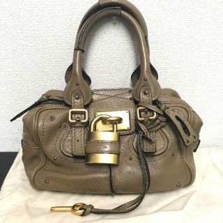 クロエ(Chloe)のクロエ　ハンドバッグ　パディントン　レザー　グレージュ(ハンドバッグ)