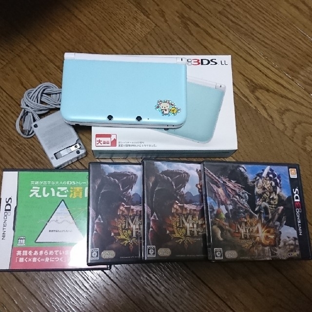 Nintendo ニンテンドー 3DS LL フィルム、カセット付