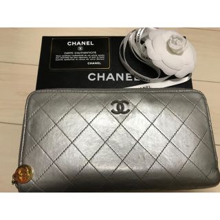 シャネル(CHANEL)のRaRa様専用‼️ ⭐️CHANEL 長財布  シルバー⭐️正規品(財布)