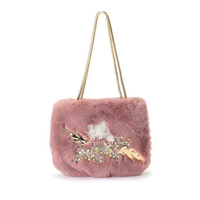 Lily Brown(リリーブラウン)のリリーブラウン❤️完売商品❤️新品⭐️ファーバッグ  ピンク もこもこ 鞄 レディースのバッグ(ハンドバッグ)の商品写真