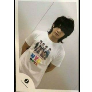 ヘイセイジャンプ(Hey! Say! JUMP)のHey!Say!JUMP 山田涼介 Jロゴ 写真 NYCboys Tシャツ(アイドルグッズ)