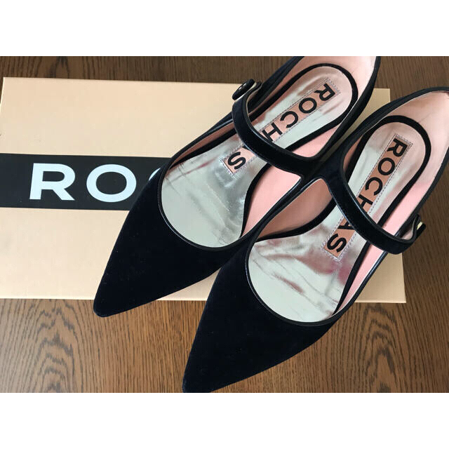 ROCHAS  ロシャス メリージェーン フラットシューズ 2