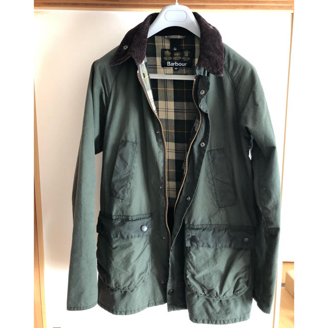 【美品】Barbour ウォッシュドビデイルSL 40 セージ