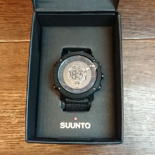 スント(SUUNTO)の【美品】【保証あり】スント トラバース アルファ ブラックレッド(腕時計(デジタル))