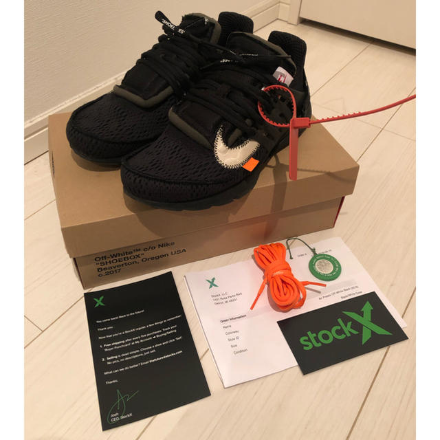 OFF WHITE NIKE AIR PRESTO 26cm エアプレスト