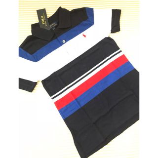 ラルフローレン(Ralph Lauren)のラクマ様専用ラルフローレンポロシャツ ボーダー 爽やか130センチ(Tシャツ/カットソー)