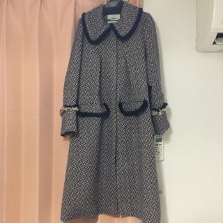 ファーファー(fur fur)のFURFUR レディツイードコート(ロングコート)