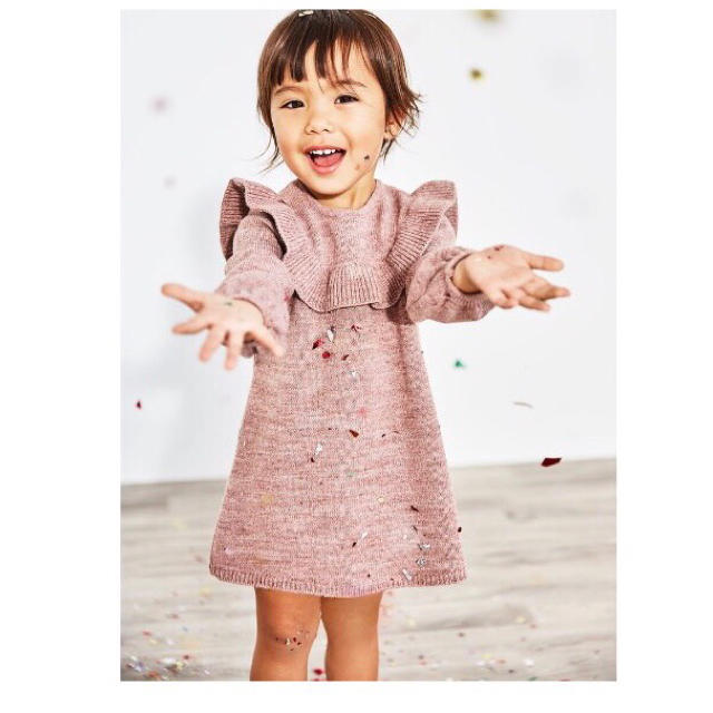 ZARA(ザラ)のZara Baby Girl フリルワンピース  キッズ/ベビー/マタニティのベビー服(~85cm)(ワンピース)の商品写真