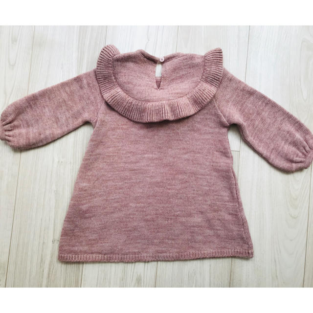 ZARA(ザラ)のZara Baby Girl フリルワンピース  キッズ/ベビー/マタニティのベビー服(~85cm)(ワンピース)の商品写真