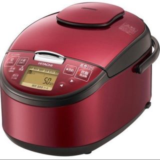 ヒタチ(日立)の値下げ【新品】圧力IH 炊飯器 5.5合 日立 HITACHI 赤 レッド 象印(炊飯器)