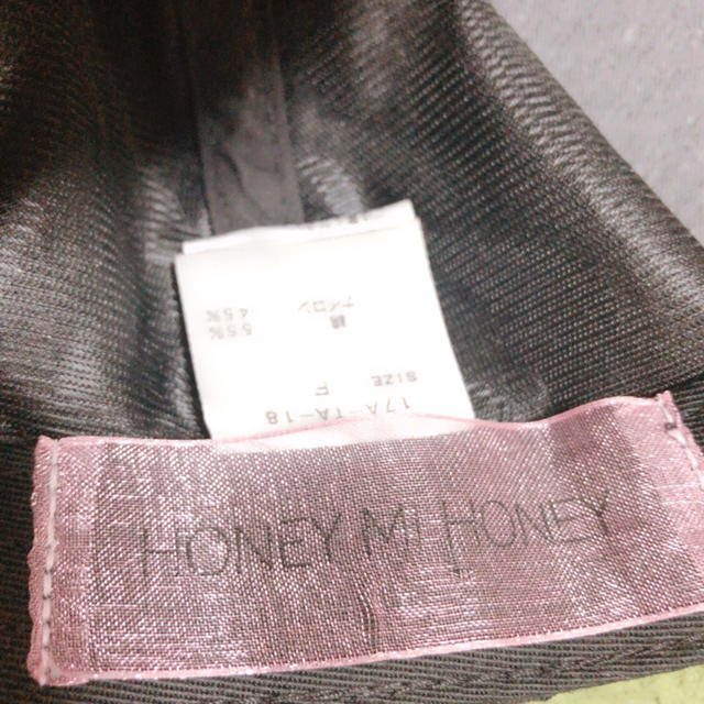 Honey mi Honey(ハニーミーハニー)のHONEY MI HONEY バッグリボンキャップ レース レディースの帽子(キャップ)の商品写真